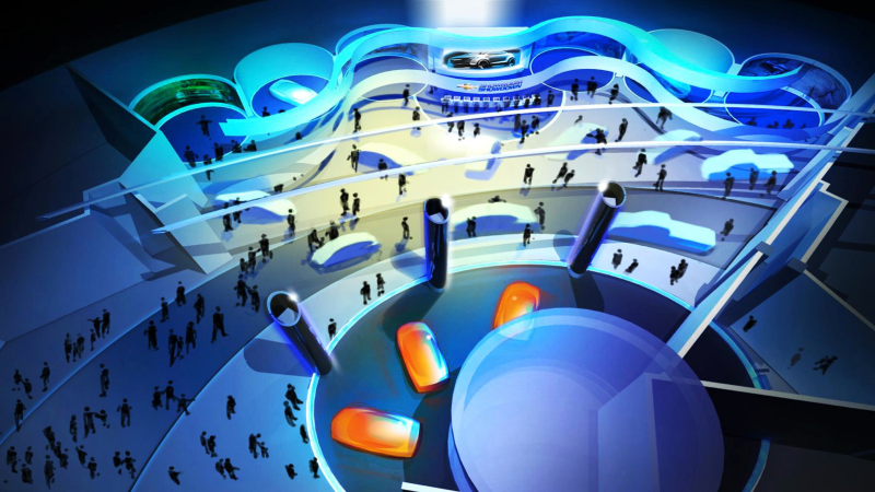 Illustration for article titled This Is The Reimagined Chevy Test Track Ride At Disney World